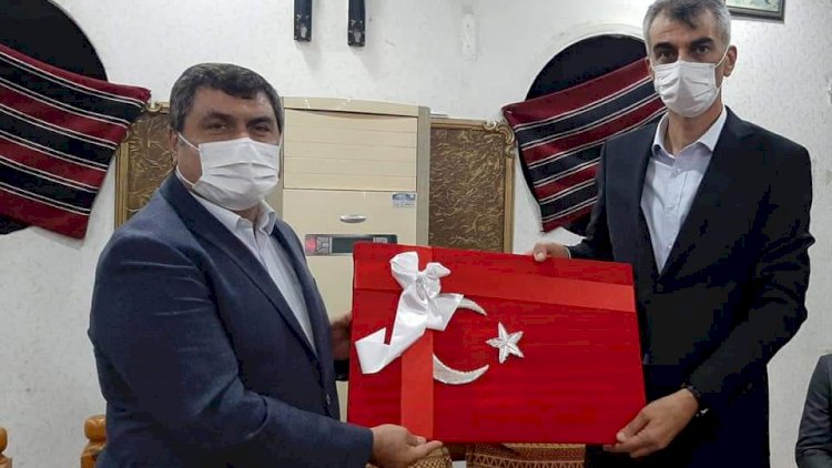 İlçe Emniyet Müdürüne veda yemeği