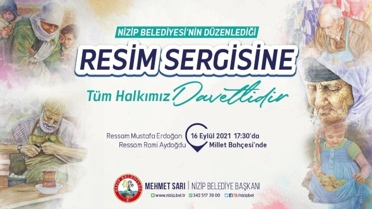 Nizip Belediyesinden resim sergisine davet