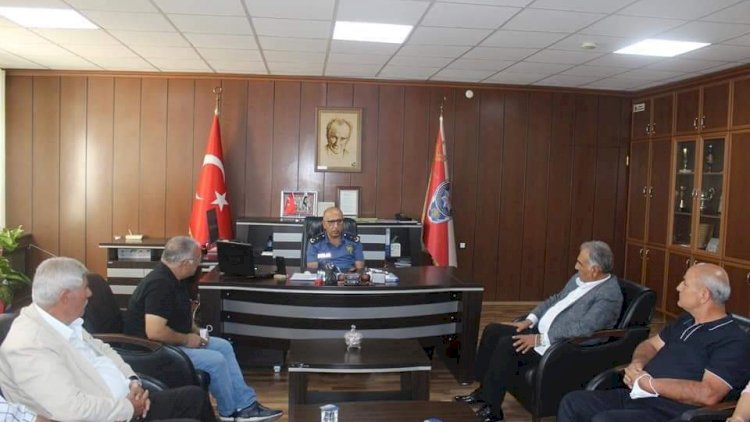 Muhtar Çiçek'ten Yeni Emniyet Müdürüne Ziyaret