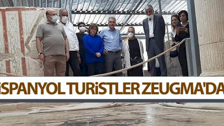 İspanyol Turistler Zeugma'da İspanyol Turistler Zeugma'da