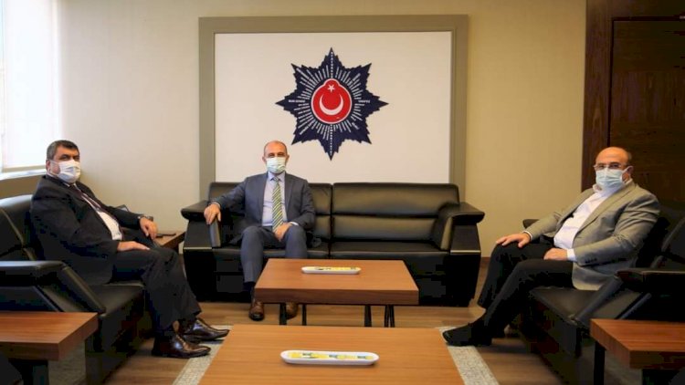 Şahin ve Sarı’dan Emniyet Müdürlerine ziyaret Şahin ve Sarı’dan Emniyet Müdürlerine ziyaret