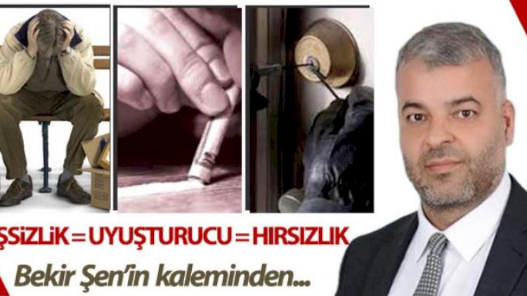 Işsizlik = uyuşturucu = hirsizlik Işsizlik = uyuşturucu = hirsizlik