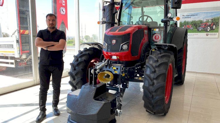 Yerli traktör erkunt çiftçinin gözdesi oldu