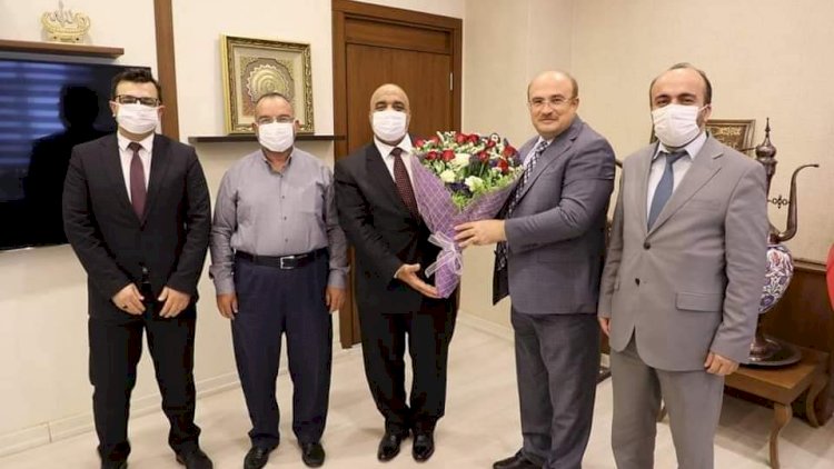 İlçe Müftüsü Çiftçi'den Başkan Sarı'ya ziyaret