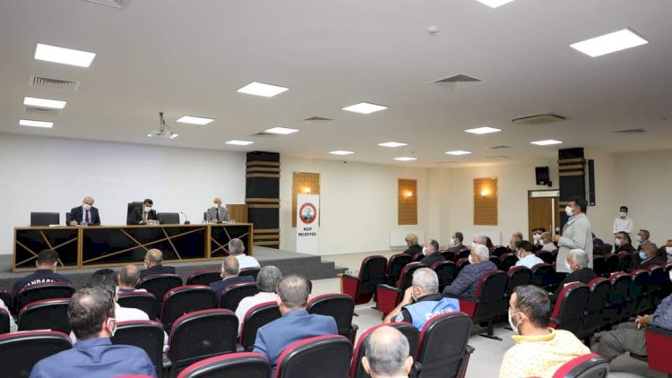 Muhtarlar toplantısı yapıldı