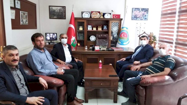 Kaymakam Şahin'den Ziraat Odasına Ziyaret
