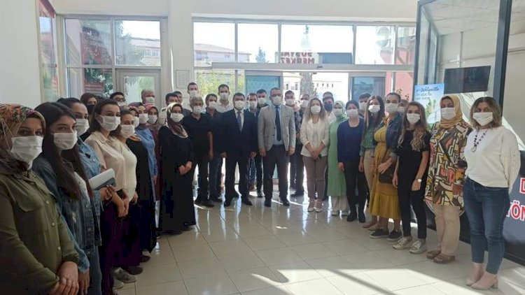 Kaymakam Şahin'den Sosyal Hizmet Merkezine veda ziyareti