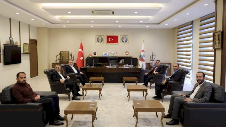 Kaymakam Şahin’den Başkan Sarı’ya veda ziyareti