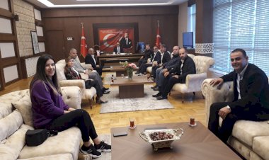 Nizip Gazeteciler Derneği'nden Nizip Kaymakamlığına ziyaret