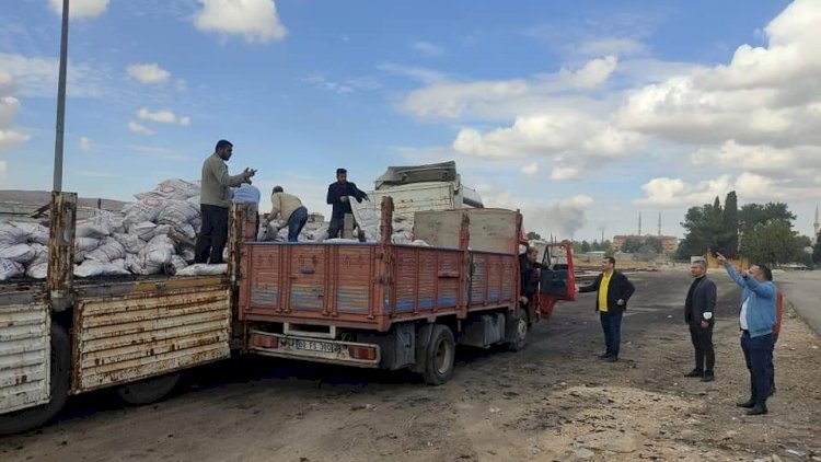 Nizip'te ihtiyaç sahiplerine kömür yardımı
