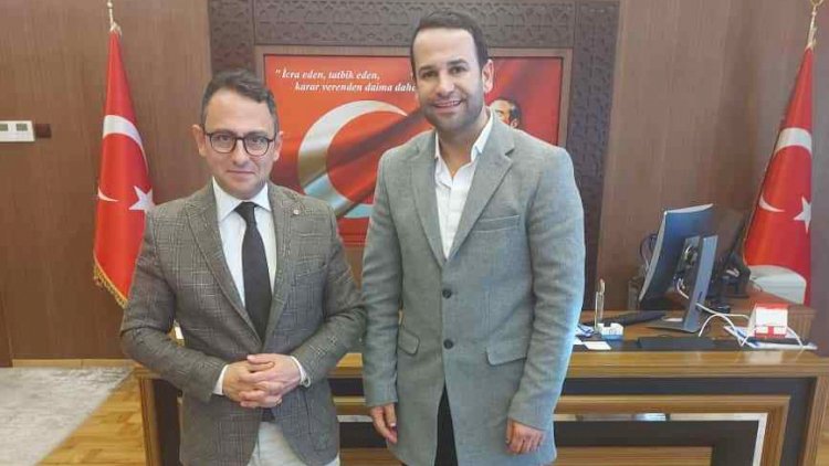 Sercan Yağ'dan Kaymakam Çağlar'a Ziyaret