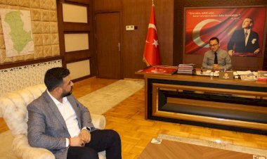 Genç Hayırsever’den Kaymakam Çağlar'a Ziyaret