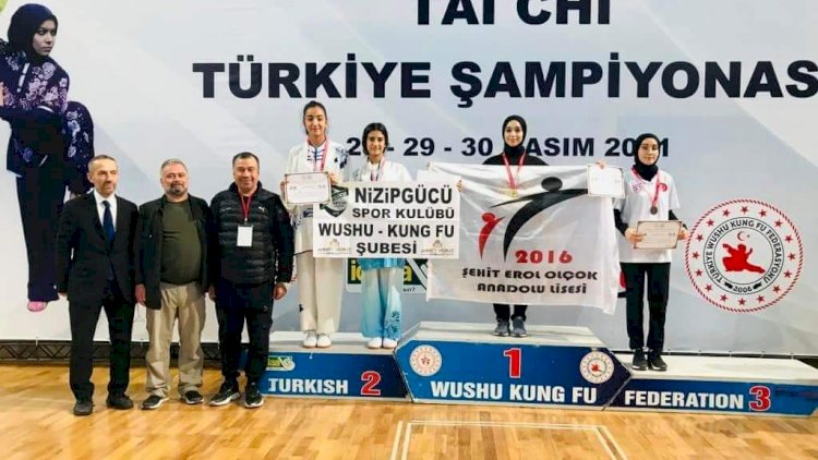 Wushu Tai Chi Türkiye Şampiyonası'nda Nizip'e 13 madalya Wushu Tai Chi Türkiye Şampiyonası'nda Nizip'e 13 madalya