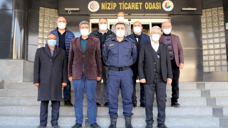 Nizip Jandarma Komutanı Beyazıt Kalıçlı’dan NTO’ya Ziyaret Nizip Jandarma Komutanı Beyazıt Kalıçlı’dan NTO’ya Ziyaret
