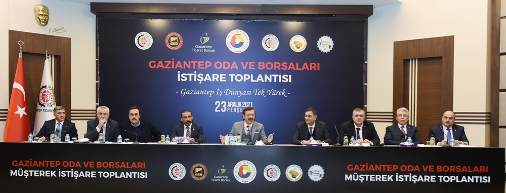 NTO TOBB Başkanı Hisarcıklıoğlu ile Gaziantep'te Buluştu
