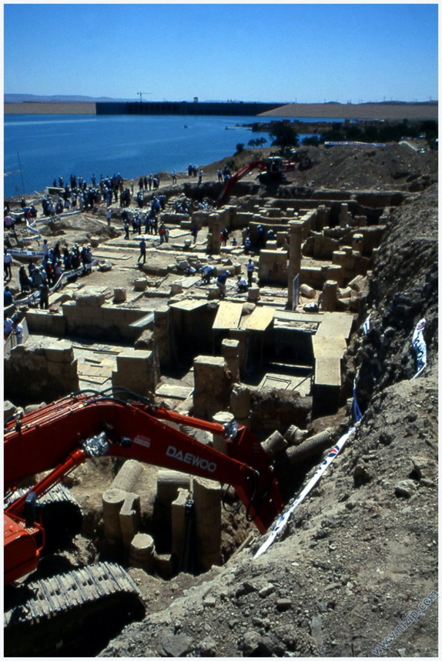 zeugma kazı alanından genel bir görünüş 