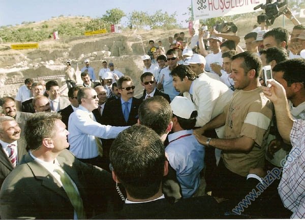 başbakan zeugma gezisinden bir kare 