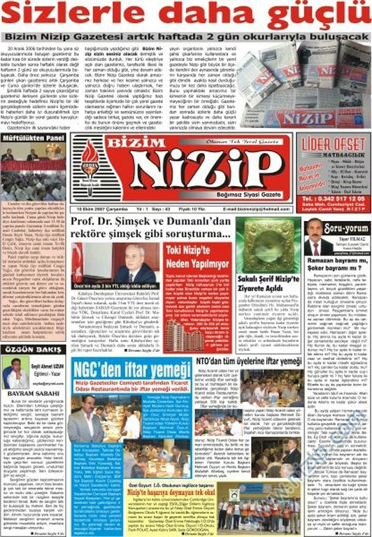 Bizim Nizip Gazetesi 