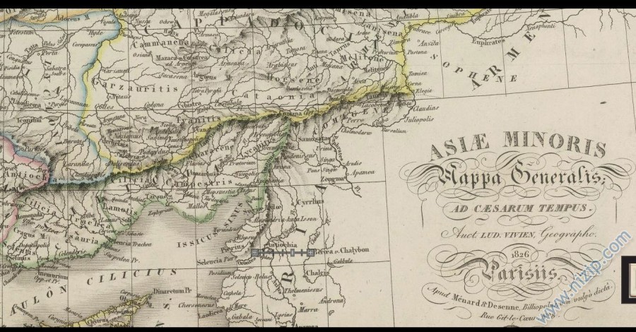 Asiae Minoris Mappa Generalis ad Caesarum Tempus. Auct. Lud. Vivien, Geographo. 18