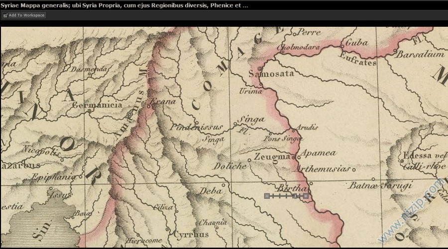Syriae Mappa generalis; ubi Syria Propria, cum ejus Regionibus diversis, Phenice et F