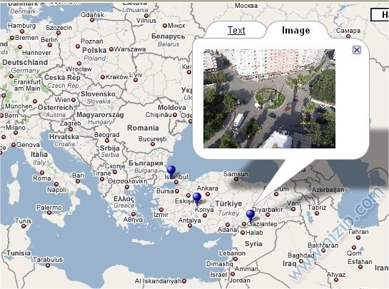 Google mapde sizde kendi yerinizi işaretleyebilirsiniz 