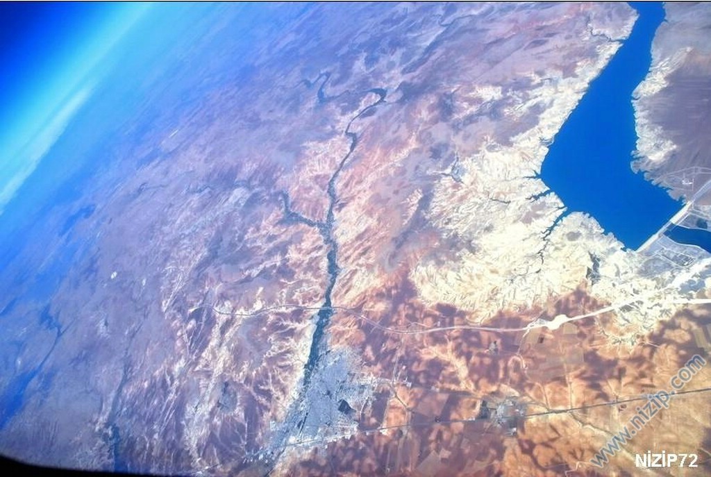 Nizip'in Uçaktan görünümü 