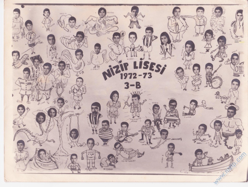 NİZİP LİSESİ (ORTAOKUL KISMI) 1972-1973 