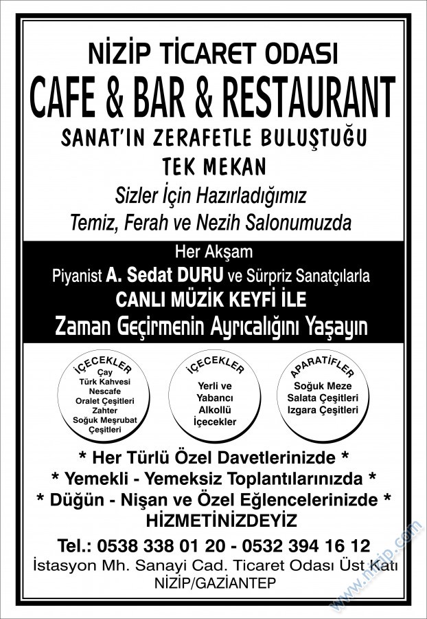 ticaret odası resturant 