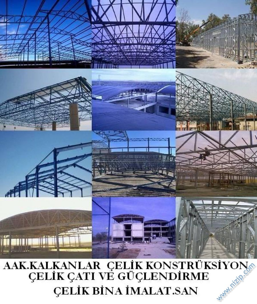 çeilk konstrüksiyon ve çelik çatı 