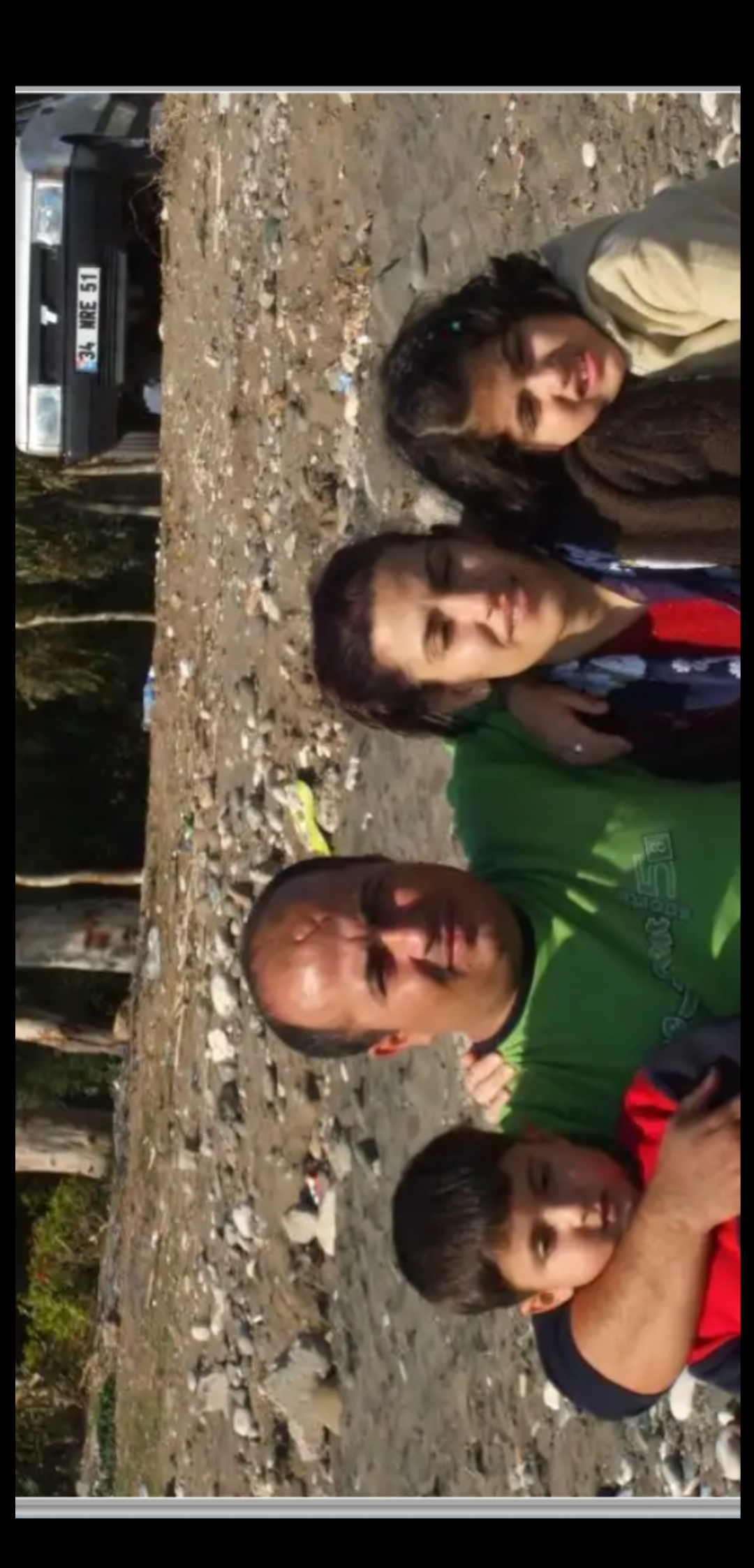 Rahmetli abim ailesiyle 