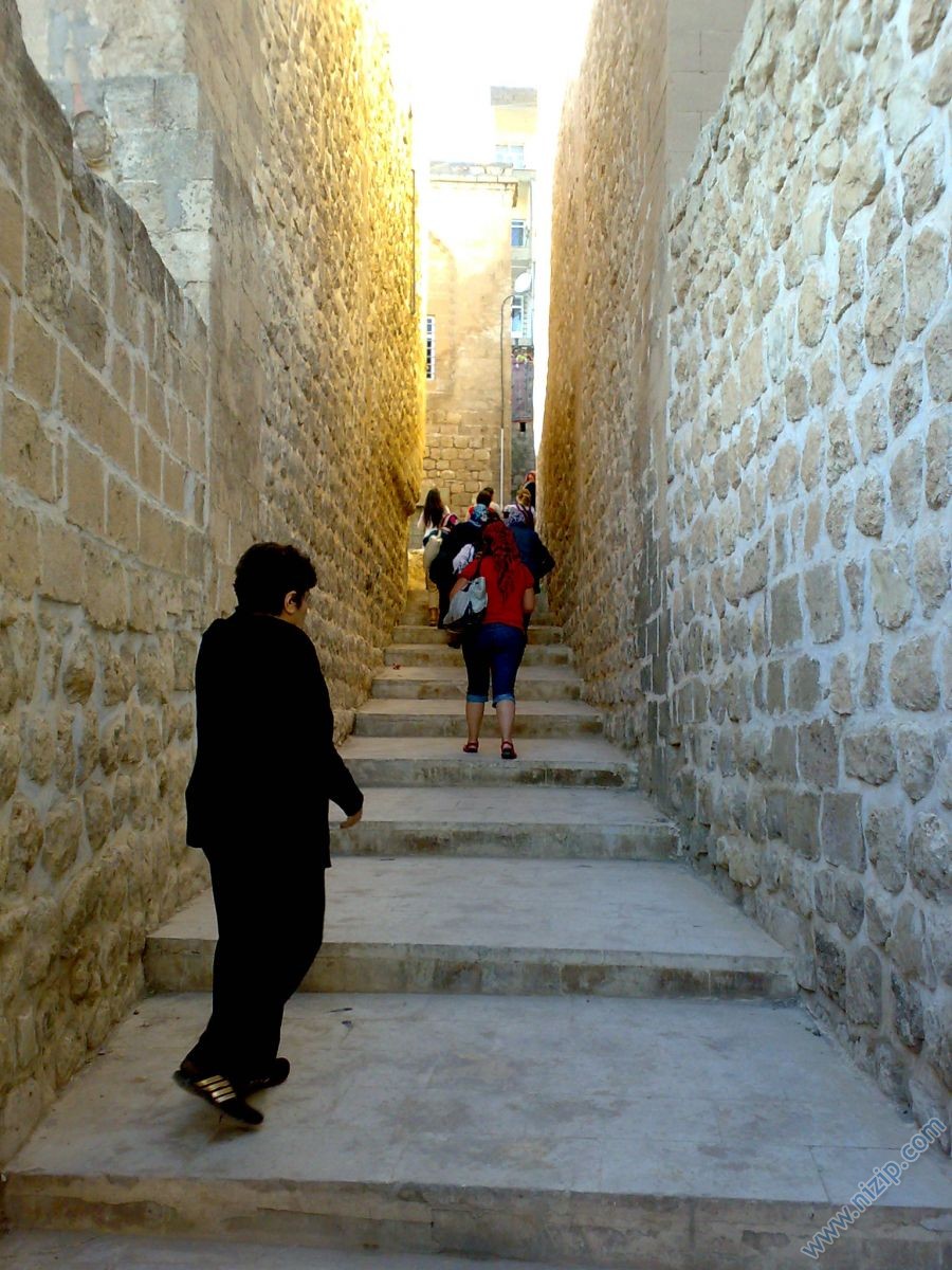 mardin süryanı kilise.. merdivenleri 