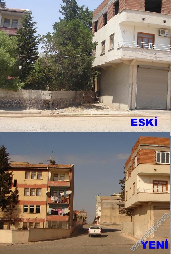 NİZİP LİSESİ LOJMANLARI BİTİŞİĞİ 