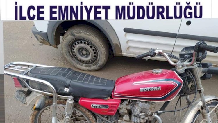 Gaziantep'ten çalınan motosiklet Nizip'te yakalandı Gaziantep'ten çalınan motosiklet Nizip'te yakalandı