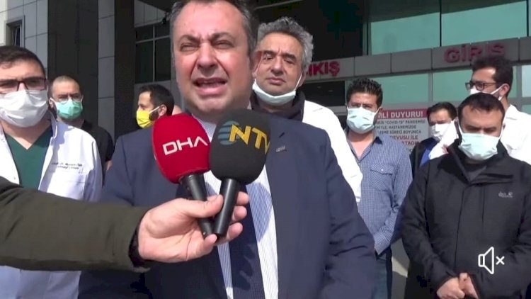 Birecik'te hekimler basın açıklaması yaptı Birecik'te hekimler basın açıklaması yaptı