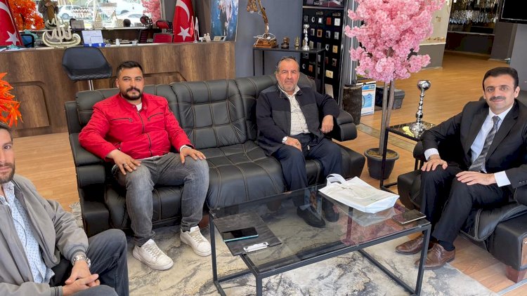 İlçe Müftüsü Selahattin Özçelik'ten Hayırsever'e iade-i ziyaret