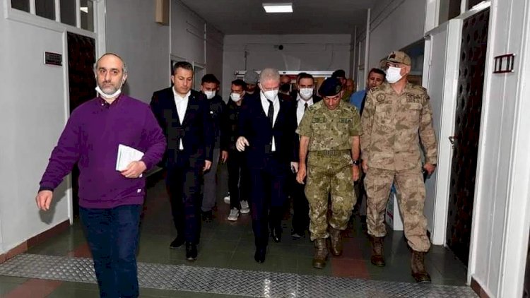 Vali Gül'den yaralı askerlere ziyaret Vali Gül'den yaralı askerlere ziyaret