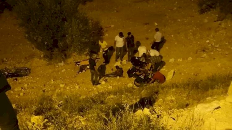 Nizip'te Motosiklet Şarampole Uçtu Nizip'te Motosiklet Şarampole Uçtu