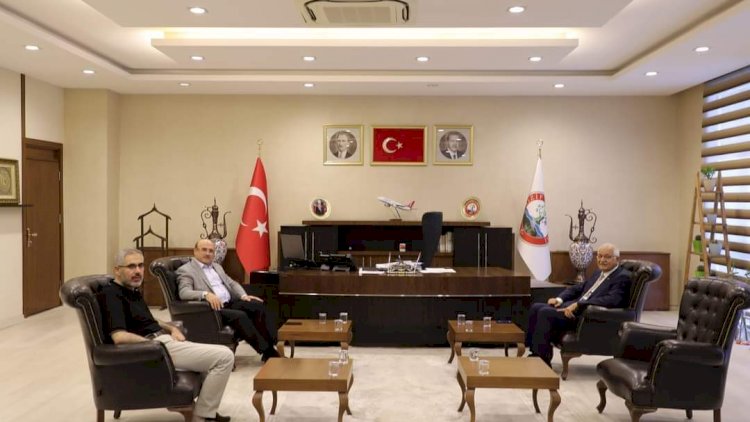Milletvekili Erdoğan'dan Başkan Sarı'ya ziyaret
