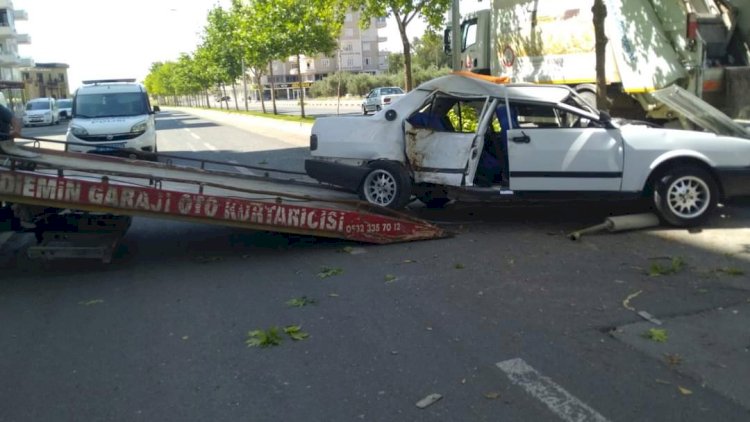 Nizip'te kaza 1 yaralı
