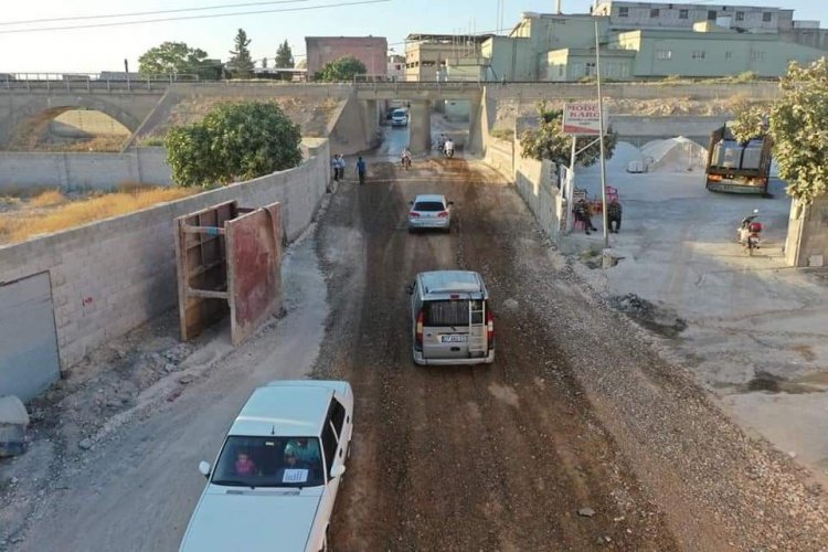 Tepe Caddedi trafiğe açıldı Tepe Caddedi trafiğe açıldı