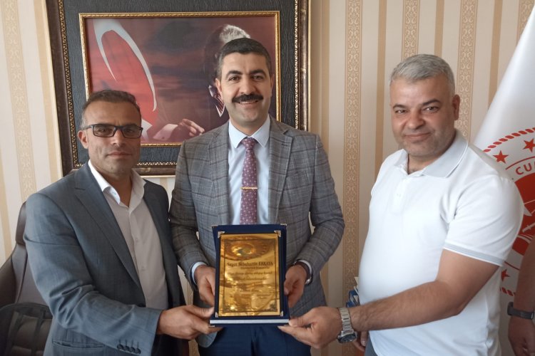 Nizip Gazeteciler Derneğinden Başsavcı Erkaya'ya Veda Ziyaret