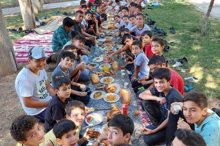 Kur'an kursu öğrencileri piknikte buluştu Kur'an kursu öğrencileri piknikte buluştu