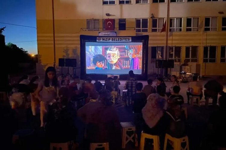 Açık Hava Sinema etkiniği başladı Açık Hava Sinema etkiniği başladı