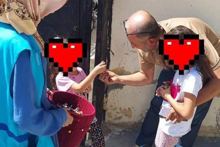 Nizip'te bayram öncesi yetim çocukların yüzünü güldü