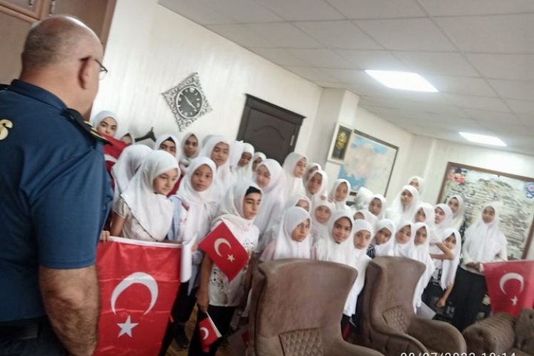 Kur'an kursu öğrencilerinden şehitlere vefa Kur'an kursu öğrencilerinden şehitlere vefa