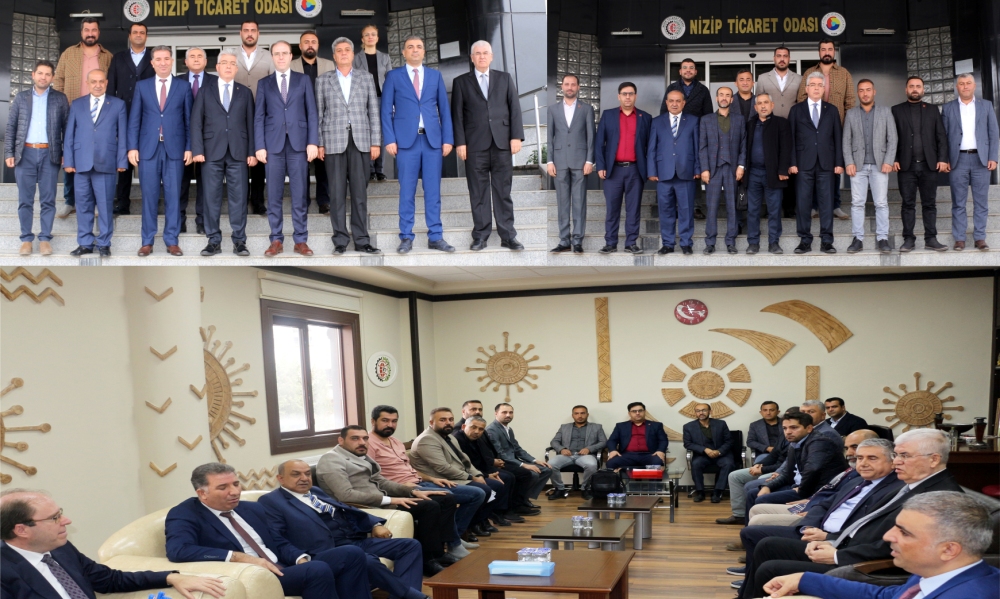 Gaziantep Vergi Dairesi ve Yeniden Refah Partisi’nden NTO’ya Hayırlı Olsun Ziyareti