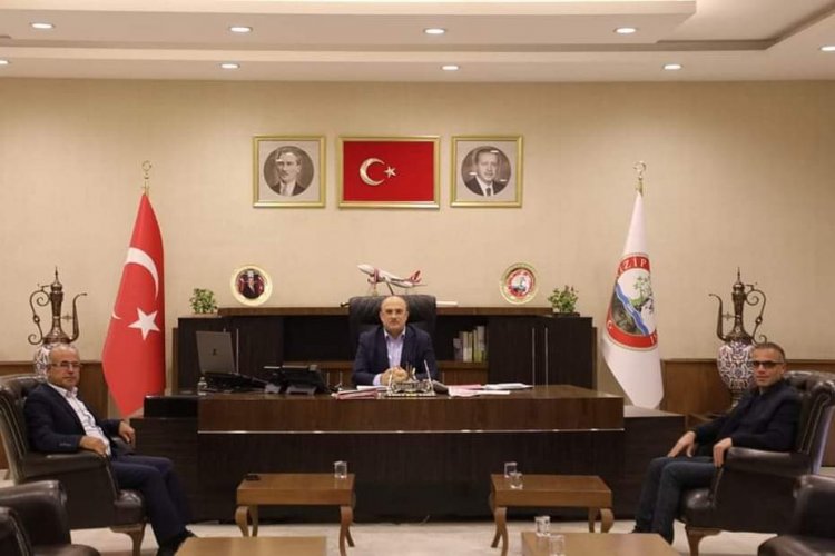 Gazeteciler Derneği'nden Başkan Sarı’ya ziyaret Gazeteciler Derneği'nden Başkan Sarı’ya ziyaret