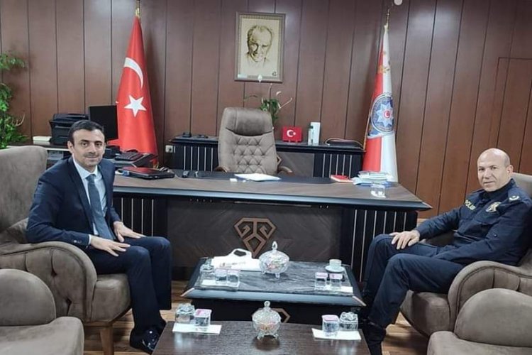 Müftü Özçelik'ten Emniyet Müdürlüğüne Ziyaret