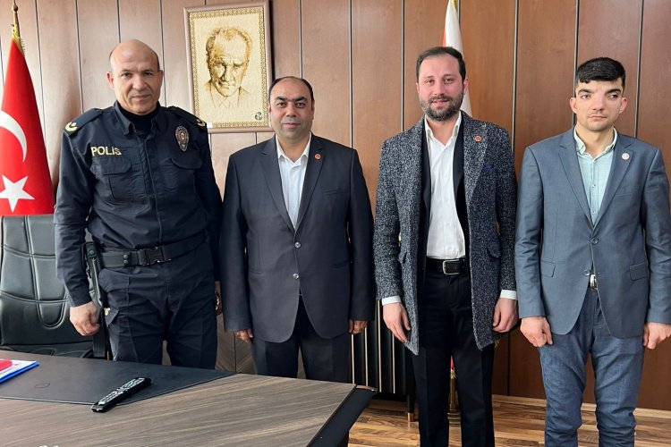 Yeniden Rehaf Partisinden Emniyet Müdürü Demir'e Ziyaret 