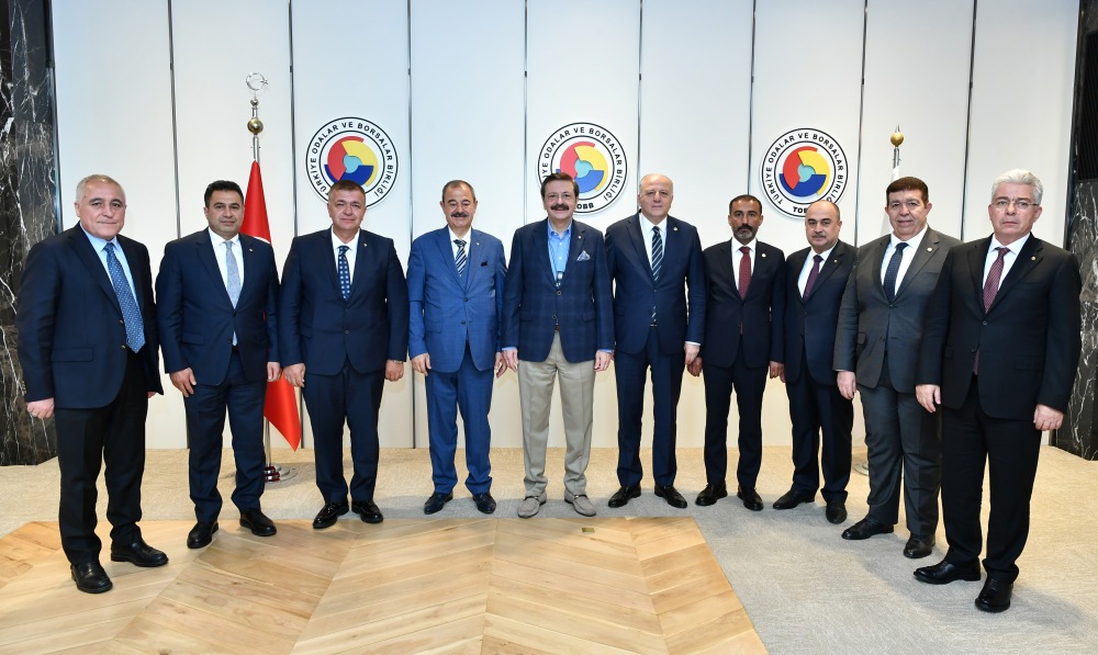 NTO Başkanı Özyurt Gaziantep Heyeti ile birlikte TOBB Başkanı Hisarcıklıoğlu’nu Ziyar